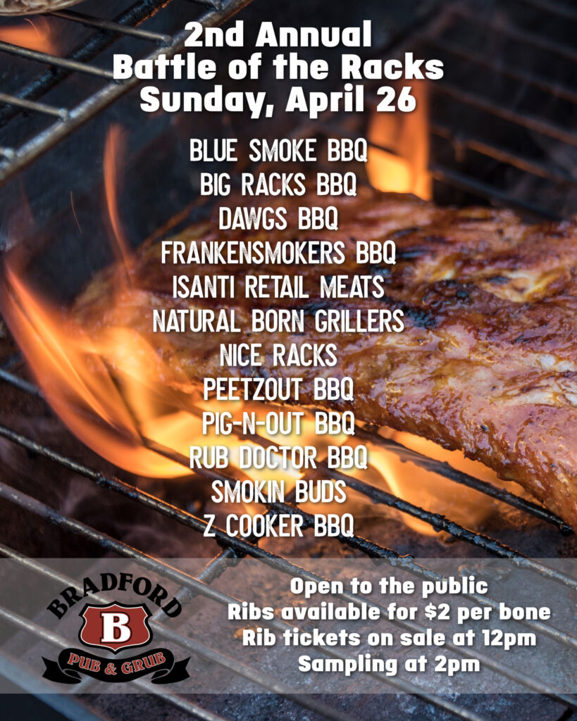 Battle of the Racks Rib Contest Bradford Pub n Grub Cambridge